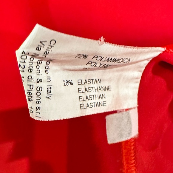 La Petite Robe di Chiara Boni Red Whitney Gown Maxi Dress in Size 48 - Picture 7 of 10